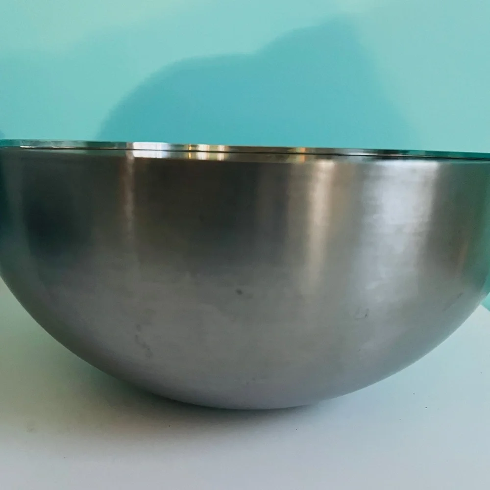 IKEA BOWL Stainless Steel BLANDA Bowl 11 inches Serving Bowl Mixing Bowl